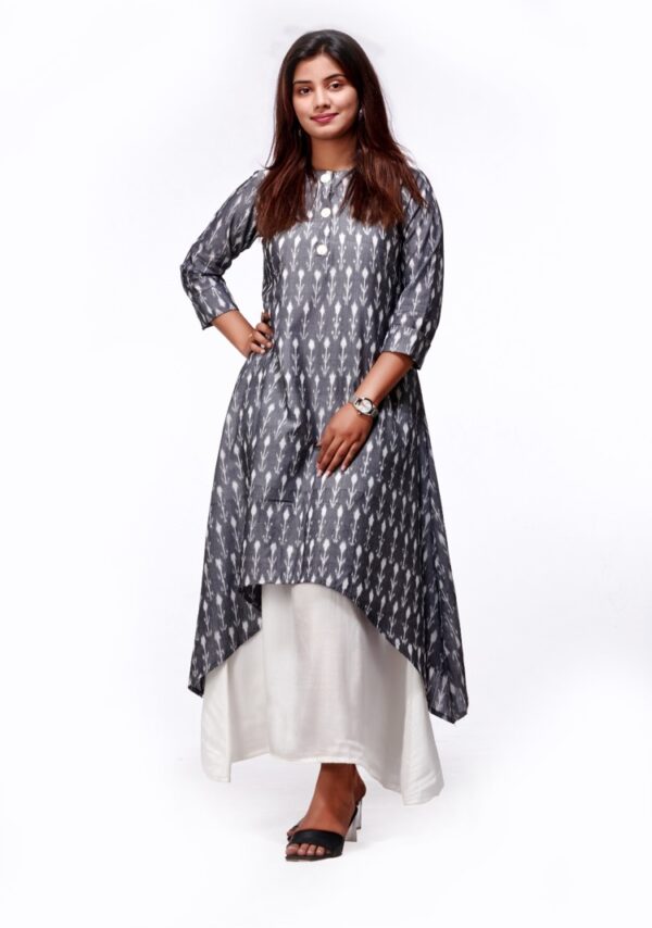 Two Piece Asymmetrical Kurti